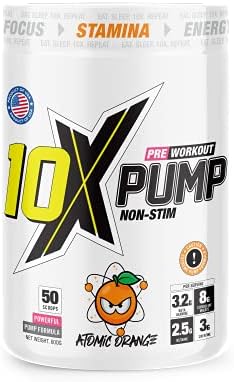 10x non stim pre workout choose from 8 different delicious flavours