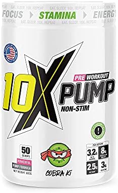 10x non stim pre workout choose from 8 different delicious flavours