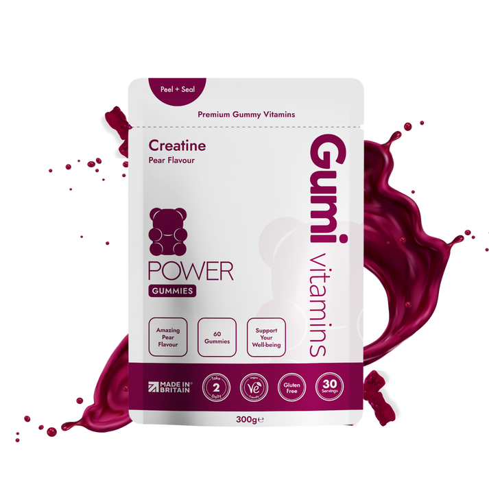 Creatine vegan gummies. Pear flavour