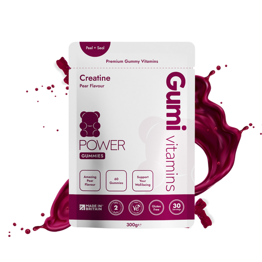 Creatine vegan gummies. Pear flavour