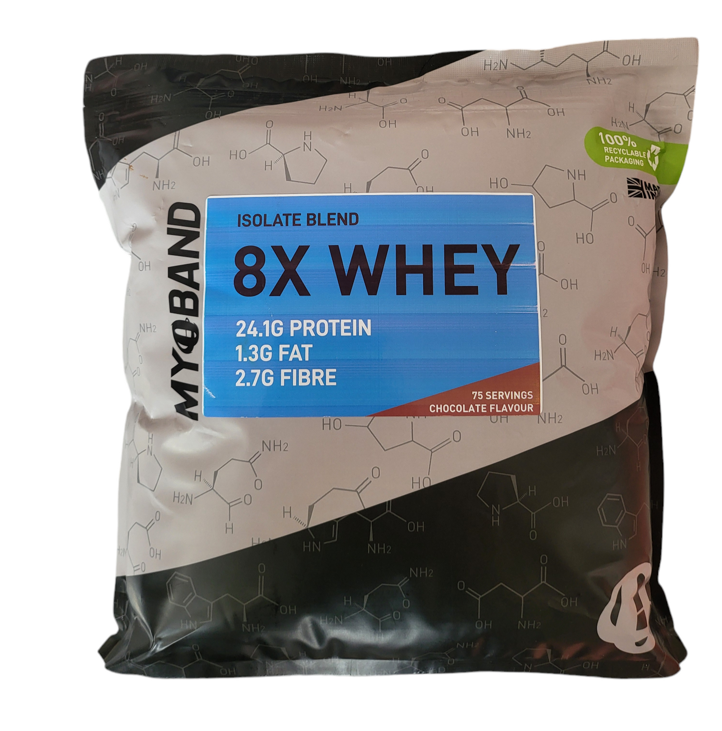 8x whey isolate blend 2.25 kg