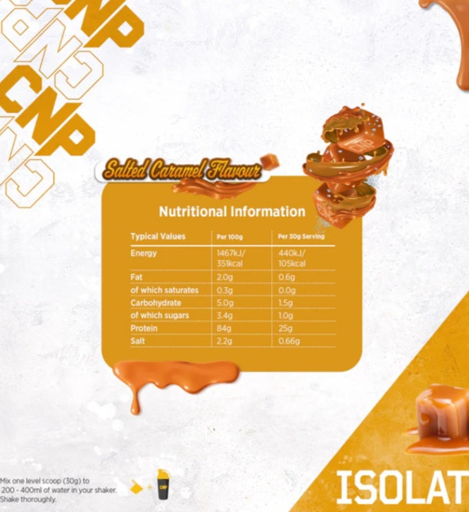 Cpn whey isolate 1.8 kg.  6 different delicious flavours to choose from