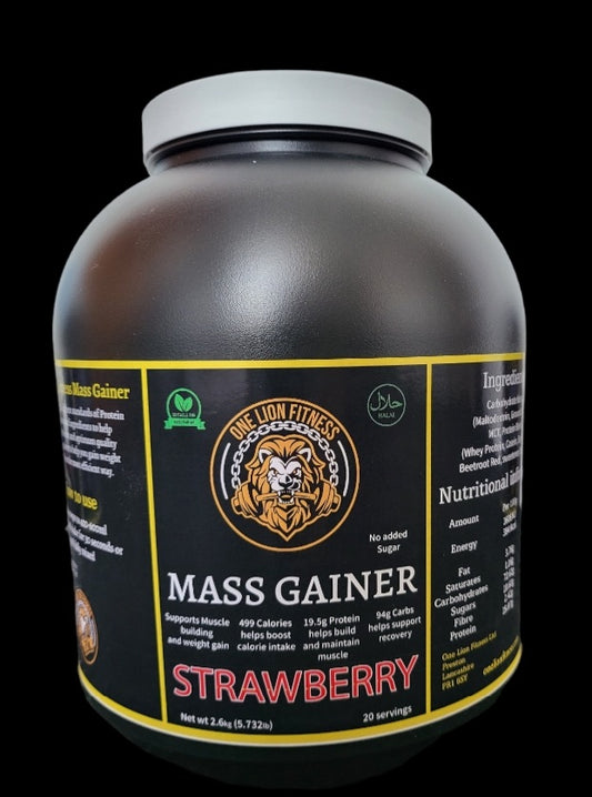 Mass gainer strawberry 2.6 kg