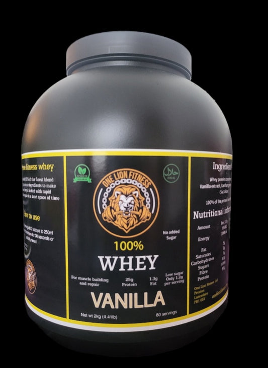 2 kg 100 % vanilla whey protein